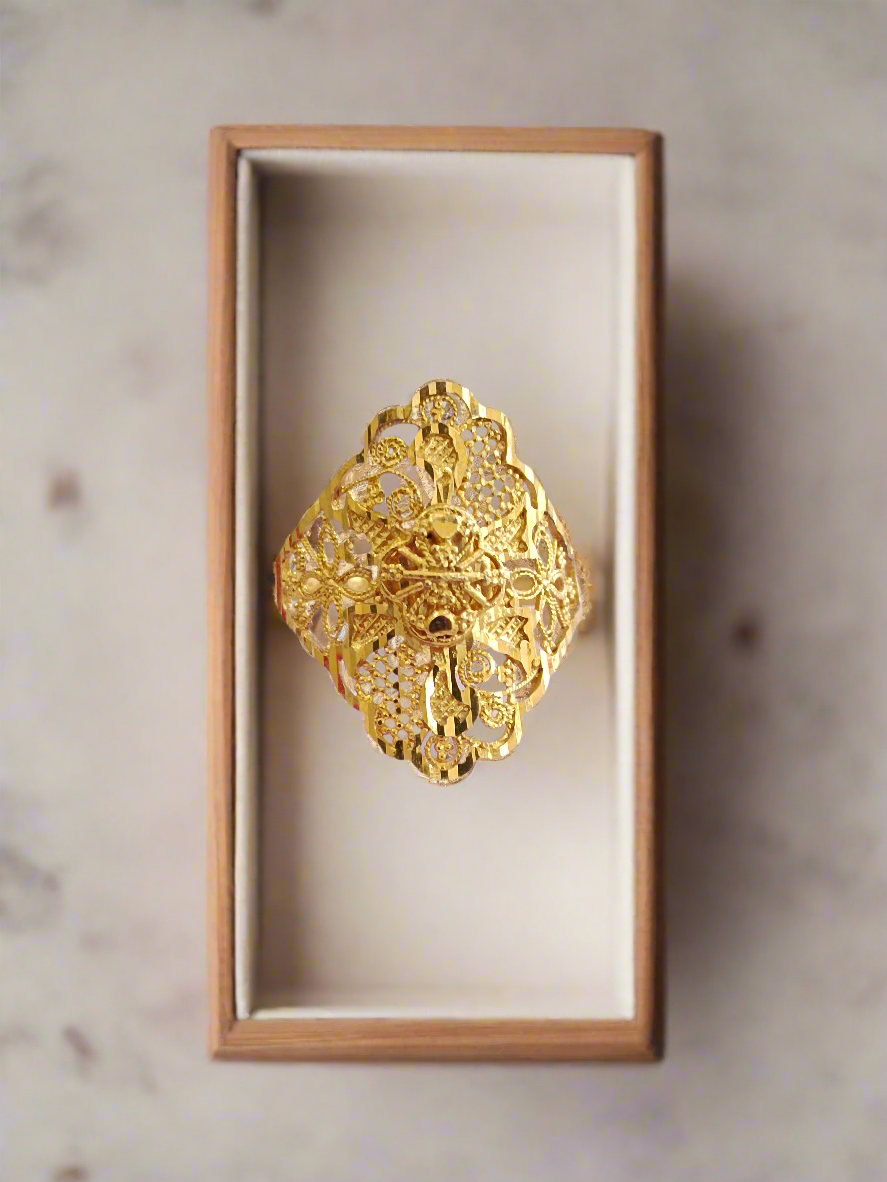 Gold-Plated Bridal Jewelry Set – Traditional Elegance
